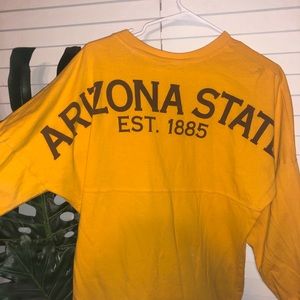 ASU yellow crew neck